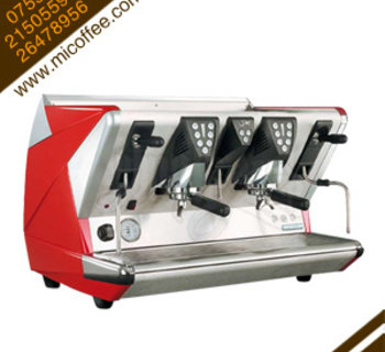 La San Marco 100E圣馬可標版雙頭半自動(dòng)電控商用咖啡機