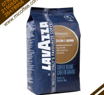 意大利原裝進(jìn)口lavazza拉瓦薩咖啡豆 CREMA E AROMA黃標意式香濃